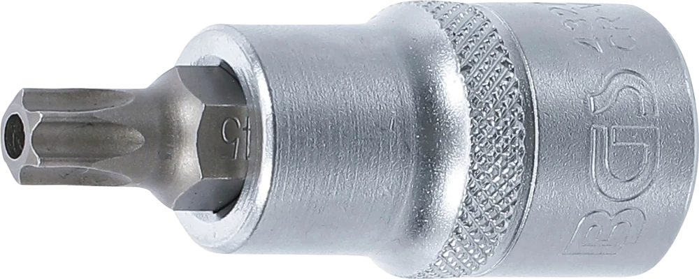 Behajtófej | 12,5 mm (1/2") | T-profil (Torx) T45 furattal