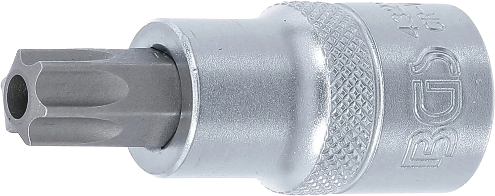 Behajtófej | 12,5 mm (1/2") | T-profil (Torx) T55 furattal