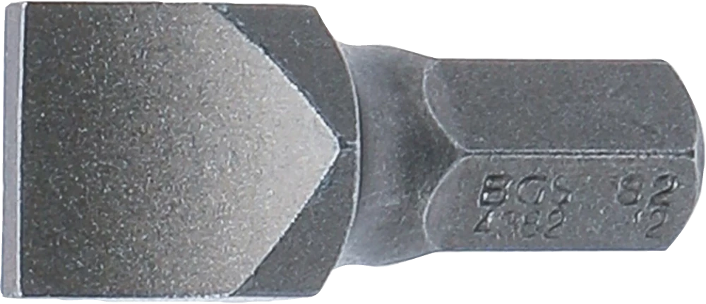 Behajtófej | Hossz 30 mm | Külső hatszögletű 8 mm (5/16") | Lapos 12 mm