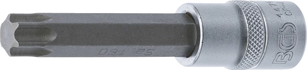 Behajtófej | Hossz 100 mm | 12,5 mm (1/2") | T-profil (Torx) T60