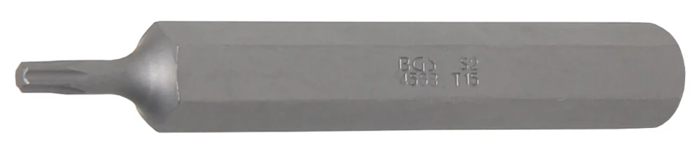 Behajtófej | Hossz 75 mm | Külső hatszögletű 10 mm (3/8") | T-profil (Torx) T15