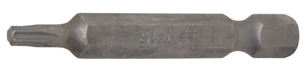 Behajtófej | Hossz 50 mm | Külső hatszögletű 6,3 mm (1/4") | T-profil (Torx) T15