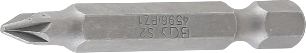 Behajtófej | Hossz 50 mm | külső hatszögletű 6,3 mm (1/4") | Csillag PZ1