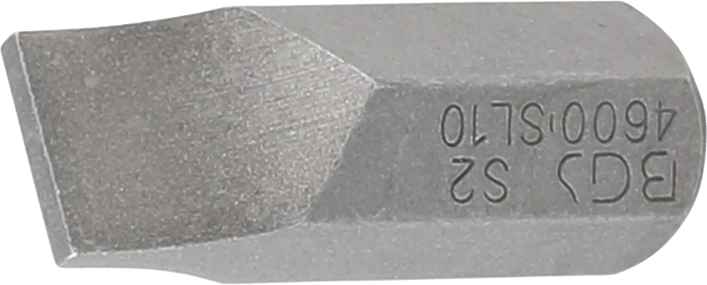 Behajtófej | Hossz 30 mm | külső hatszögletű 10 mm (3/8") | lapos 10 mm