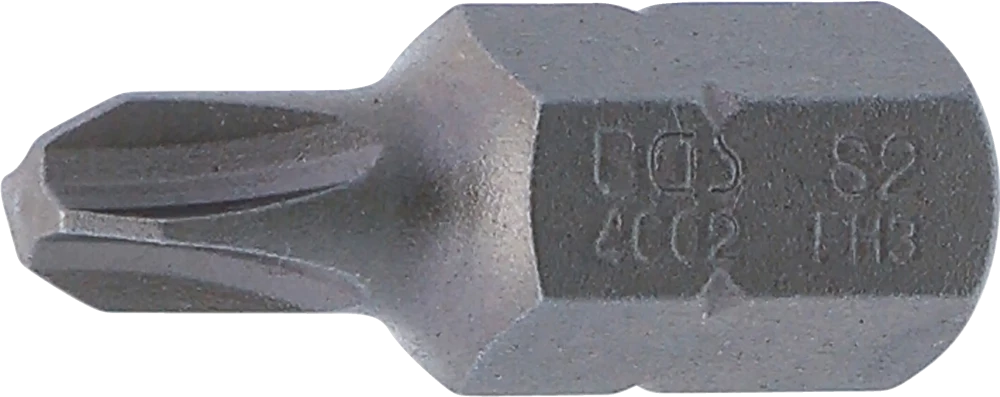 Behajtófej | Hossz 30 mm | Külső hatszögletű 10 mm (3/8") | csillag PH3