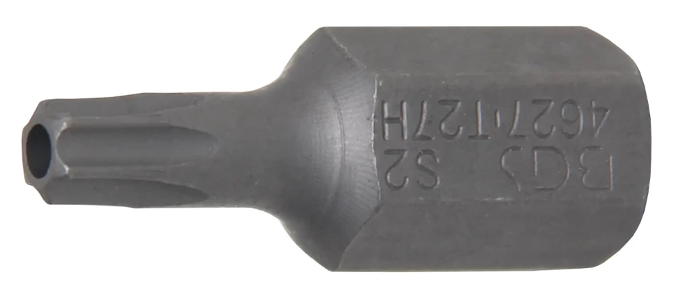 Behajtófej | Hossz 30 mm | Külső hatszögletű 10 mm (3/8") | T-profil (Torx) T27 furattal