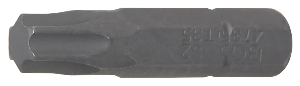 Behajtófej | Hossz 30 mm | Külső hatszögletű 6,3 mm (1/4") | T-profil (Torx) T35
