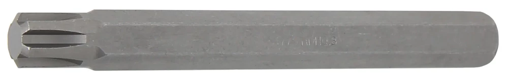 Behajtófej | Hossz 100 mm | Külső hatszögletű 10 mm (3/8") | Ékprofil (RIBE) M10,3