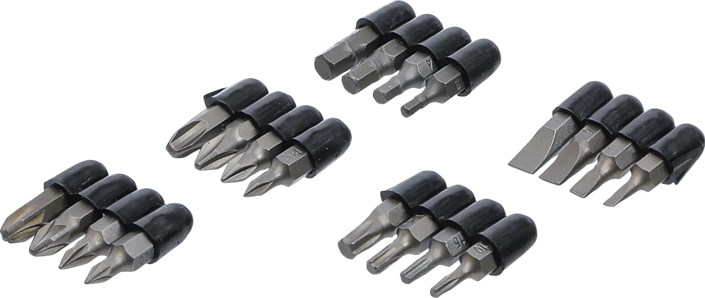 Behajtófej készlet | külső hatszögletű 6,3 mm (1/4") | 20 darabos
