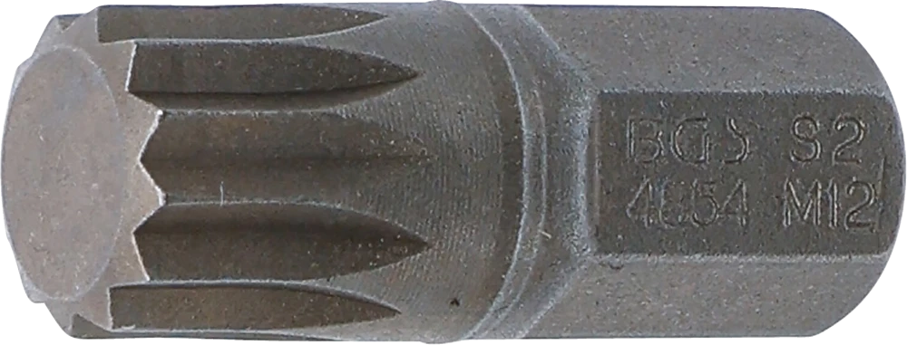 Behajtófej | Hossz 30 mm | Külső hatszögletű 10 mm (3/8") | (XZN) M12
