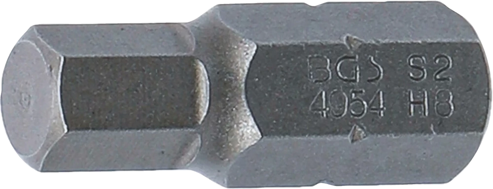 Behajtófej | Hossz 30 mm | Külső hatszögletű 10 mm (3/8") | Belső hatszögletű 8 mm