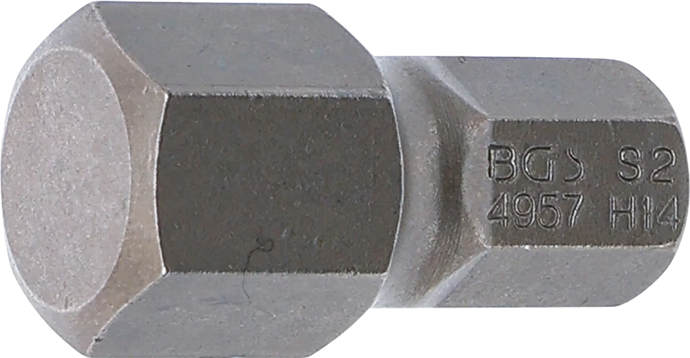 Behajtófej | Hossz 30 mm | Külső hatszögletű 10 mm (3/8") | Belső hatszögletű 14 mm