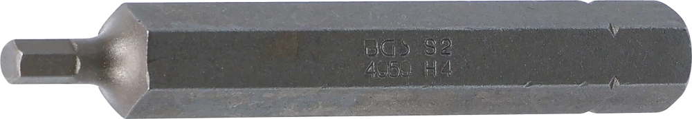 Behajtófej | Hossz 75 mm | Külső hatszögletű 10 mm (3/8") | Belső hatszögletű 4 mm
