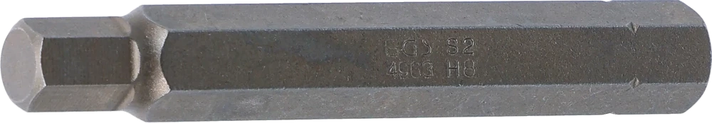 Behajtófej | Hossz 75 mm | Külső hatszögletű 10 mm (3/8") | Belső hatszögletű 8 mm
