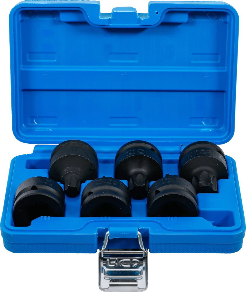 Levegős dugókulcskészlet | 20 mm (3/4") | T-profil (Torx) T55 - T100 | 6 darabos