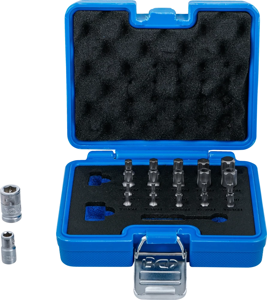 Behajtófej készlet | TS-profil (Torx Plus) | 23 darabos