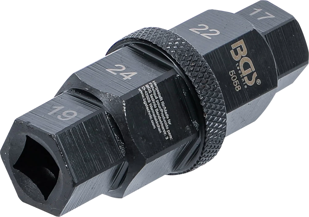 Motorkerékpár speciális betét | 10 mm (3/8") | 17 - 19 - 22 - 24 mm