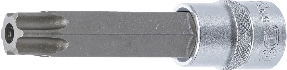 Behajtófej | Hossz 110 mm | 12,5 mm (1/2") | T-profil (Torx) T80 furattal