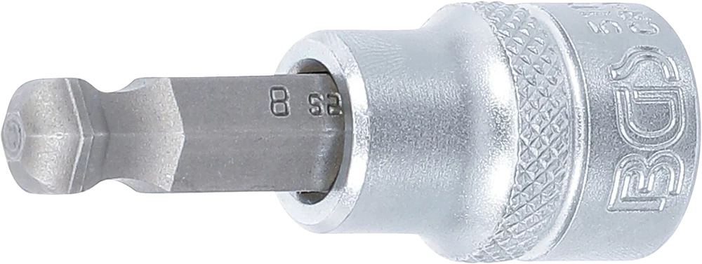 Behajtófej | 10 mm (3/8") | Gömbfejes Belső hatszögletű 8 mm