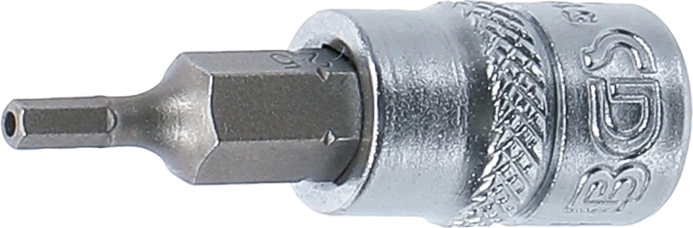 Behajtófej | 6,3 mm (1/4") | belső hat szögletű hajtás furattal 2,5 mm