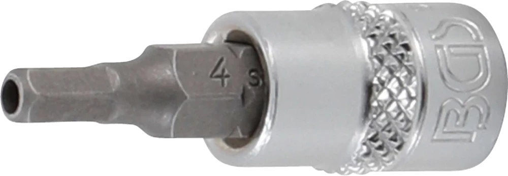 Behajtófej | 6,3 mm (1/4") | belső hat szögletű hajtás furattal 4 mm