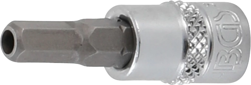Behajtófej | 6,3 mm (1/4") | belső hat szögletű hajtás furattal 5 mm