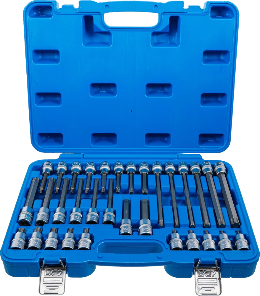 Behajtófej-készlet | 12,5 mm (1/2") | T-profil (Torx) | 32 darabos