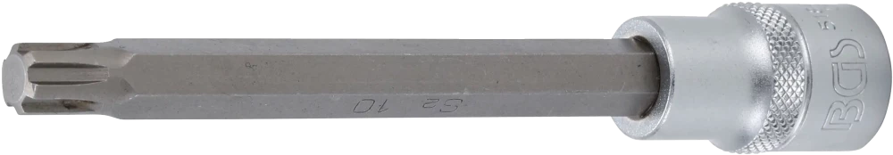 Behajtófej | Hossz 140 mm | 12,5 mm (1/2") | Ékprofil (RIBE) M10