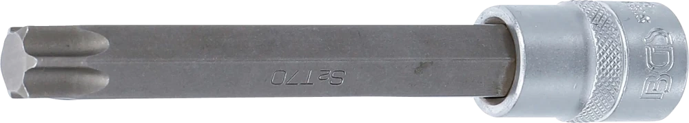 Behajtófej | Hossz 140 mm | 12,5 mm (1/2") | T-profil (Torx) T70