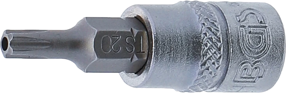 Behajtófej | 6,3 mm (1/4") | TS-profil (Torx Plus) TS20 furattal