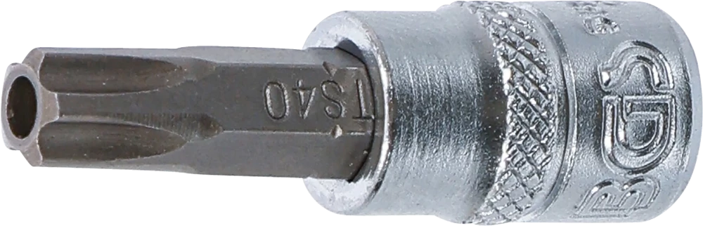 Behajtófej | 6,3 mm (1/4") | TS-profil (Torx Plus) TS40 furattal