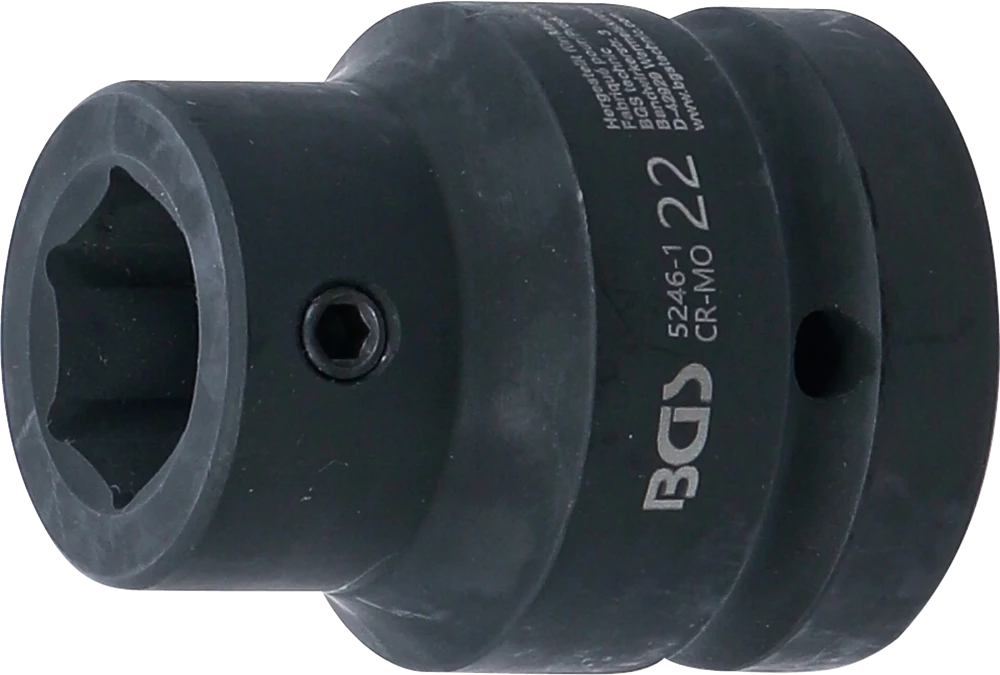 Behajtófej-adapter | a BGS 5246-hez | 25 mm (1) - Belső hatszögletű 22 mm