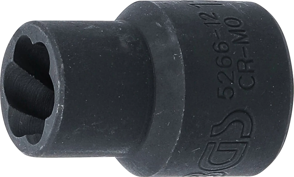 Spirálbites dugókulcsbetét / csavarkiszedő | 12,5 mm (1/2") | 12 mm