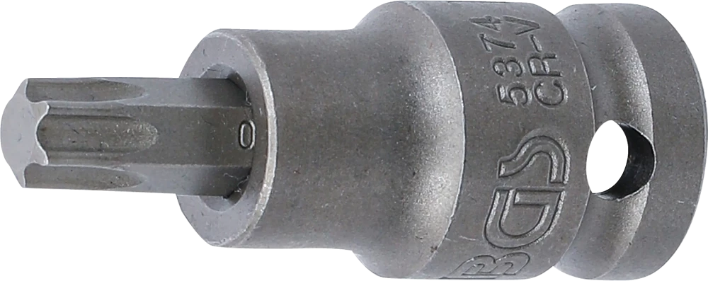 Levegős dugókulcs | Hossz 55 mm | 12,5 mm (1/2") | T-profil (Torx) T50