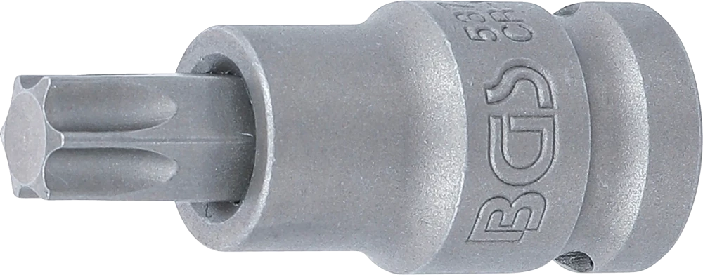Levegős dugókulcs | Hossz 55 mm | 12,5 mm (1/2") | T-profil (Torx) T55