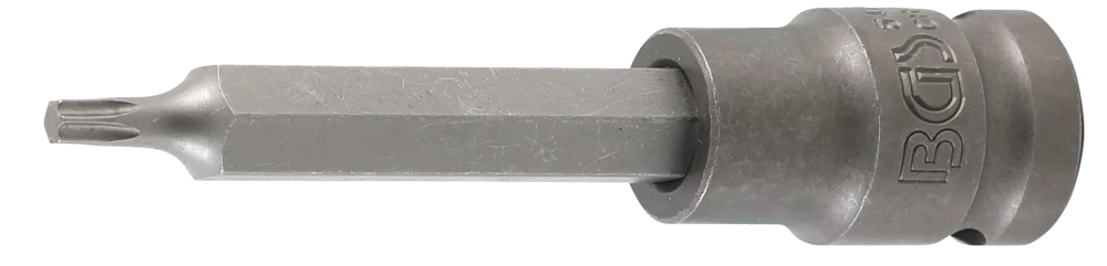 Levegős dugókulcs | Hossz 100 mm | 12,5 mm (1/2") | T-profil (Torx) T25