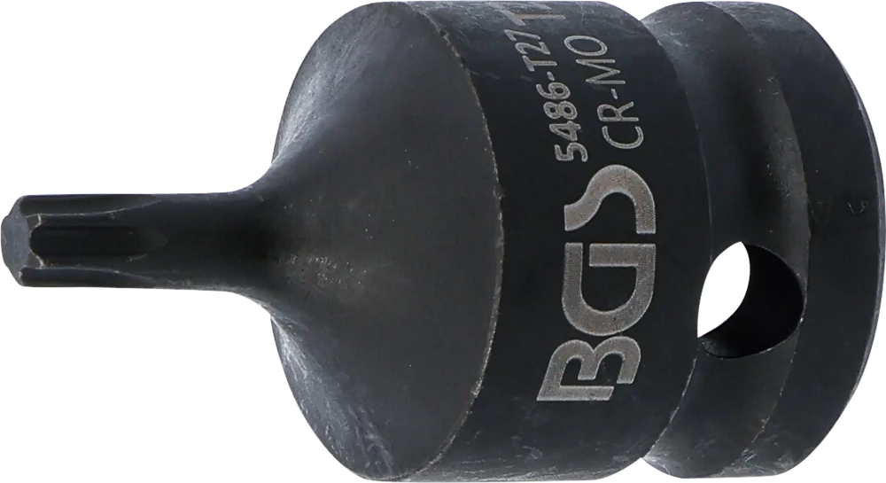 Levegős dugókulcs | Hossz 42 mm | 12,5 mm (1/2") | T-profil (Torx) T27