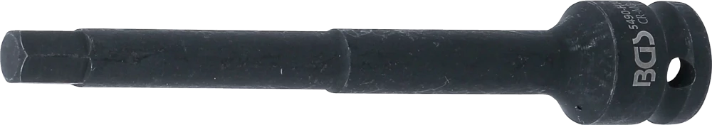 Levegős dugókulcs | Hossz 150 mm | 12,5 mm (1/2") | Belső hatszögletű 10 mm