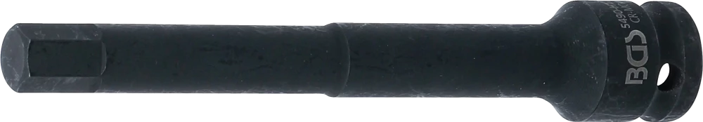 Levegős dugókulcs | Hossz 150 mm | 12,5 mm (1/2") | Belső hatszögletű 12 mm