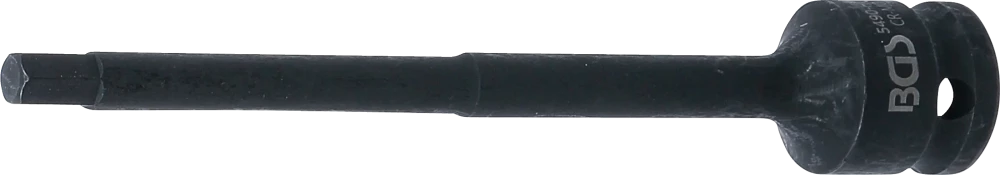 Levegős dugókulcs | Hossz 150 mm | 12,5 mm (1/2") | Belső hatszögletű 7 mm