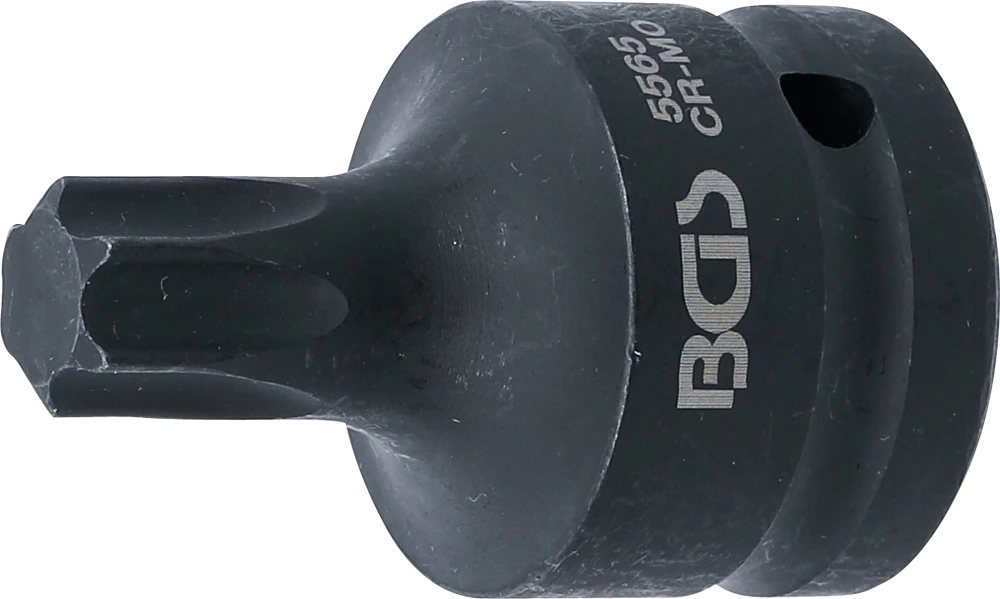 Levegős dugókulcs | Hossz 60 mm | 20 mm (3/4") | T-profil (Torx) T65