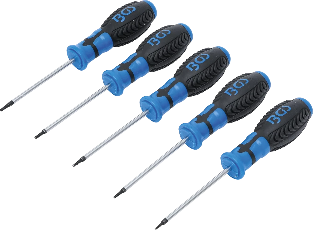 Csavarhúzó készlet | T-profil (Torx) furattal | T6 - T10 | 5 darabos