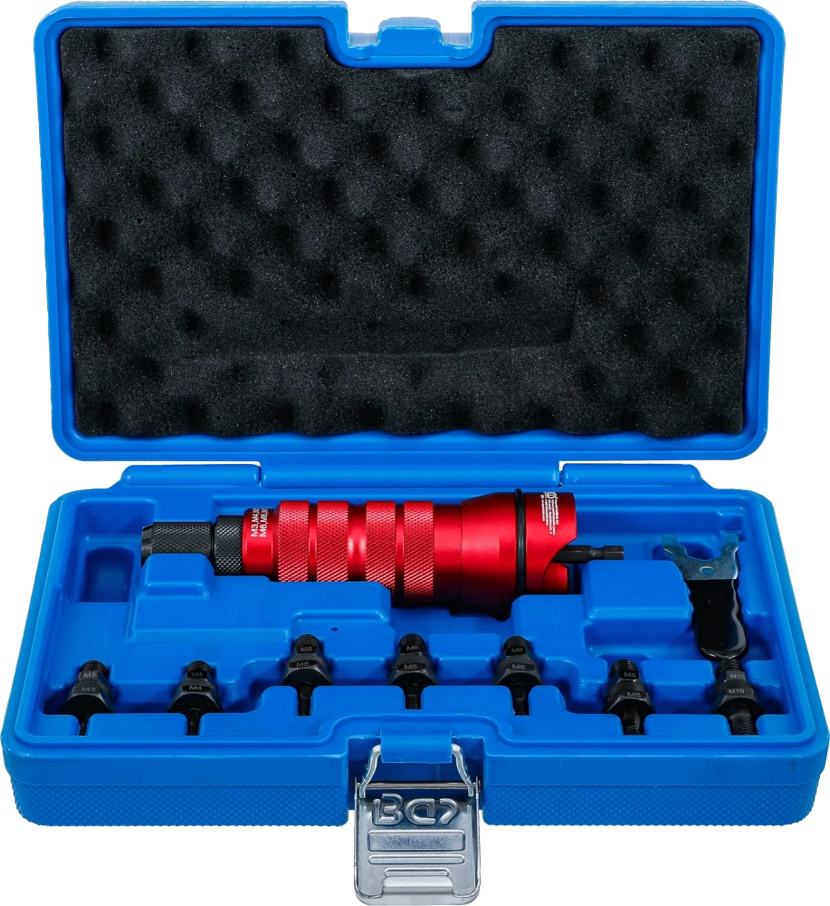 Szegecsanyahúzó adapter | Fém kivétel | M3 / M4 / M5 / M6 / M8 / M10