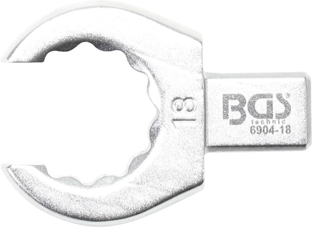 Csillagfej nyomatékkulcshoz | nyitott | 17 mm | Befogó 9 x 12 mm