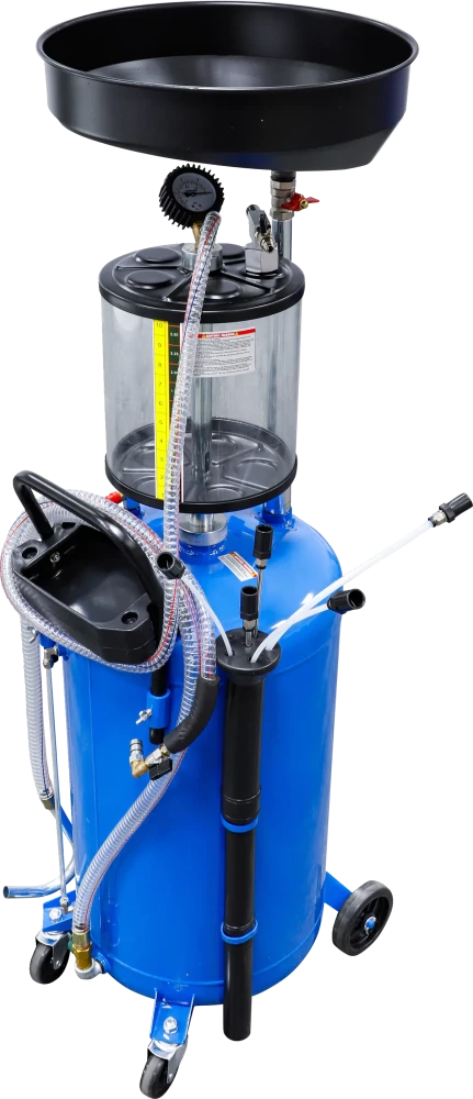 Levegős olajleszívó fáradtolaj-gyűjtőtartállyal | 80 l