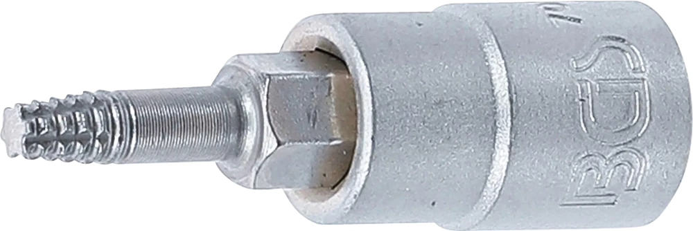 Csavarkiszedő-behajtófej | négyszögletű behajtófej 6,3 mm (1/4") | hibás T-profilhoz (Torx) T15