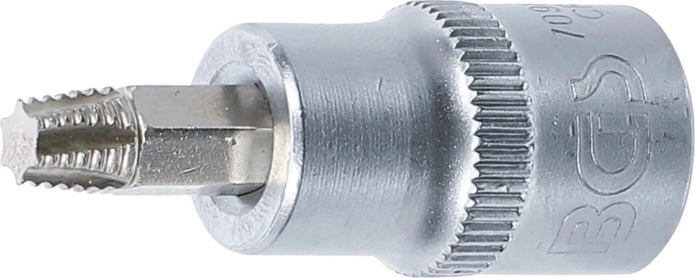 Csavarkiszedő-behajtófej | négyszögletű behajtófej 10 mm (3/8") | hibás T-profilhoz (Torx) T30