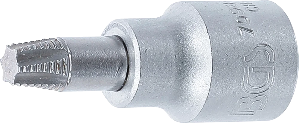 Csavarkiszedő-behajtófej | négyszögletű behajtófej 10 mm (3/8") | hibás T-profilhoz (Torx) T40