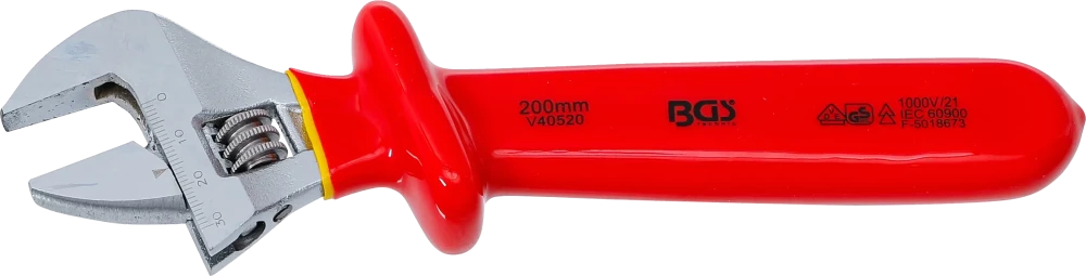 VDE állítható villáskulcs | max. 34 mm