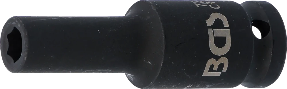 Levegős dugókulcs hatszögletű, mély | 12,5 mm (1/2") | 8 mm